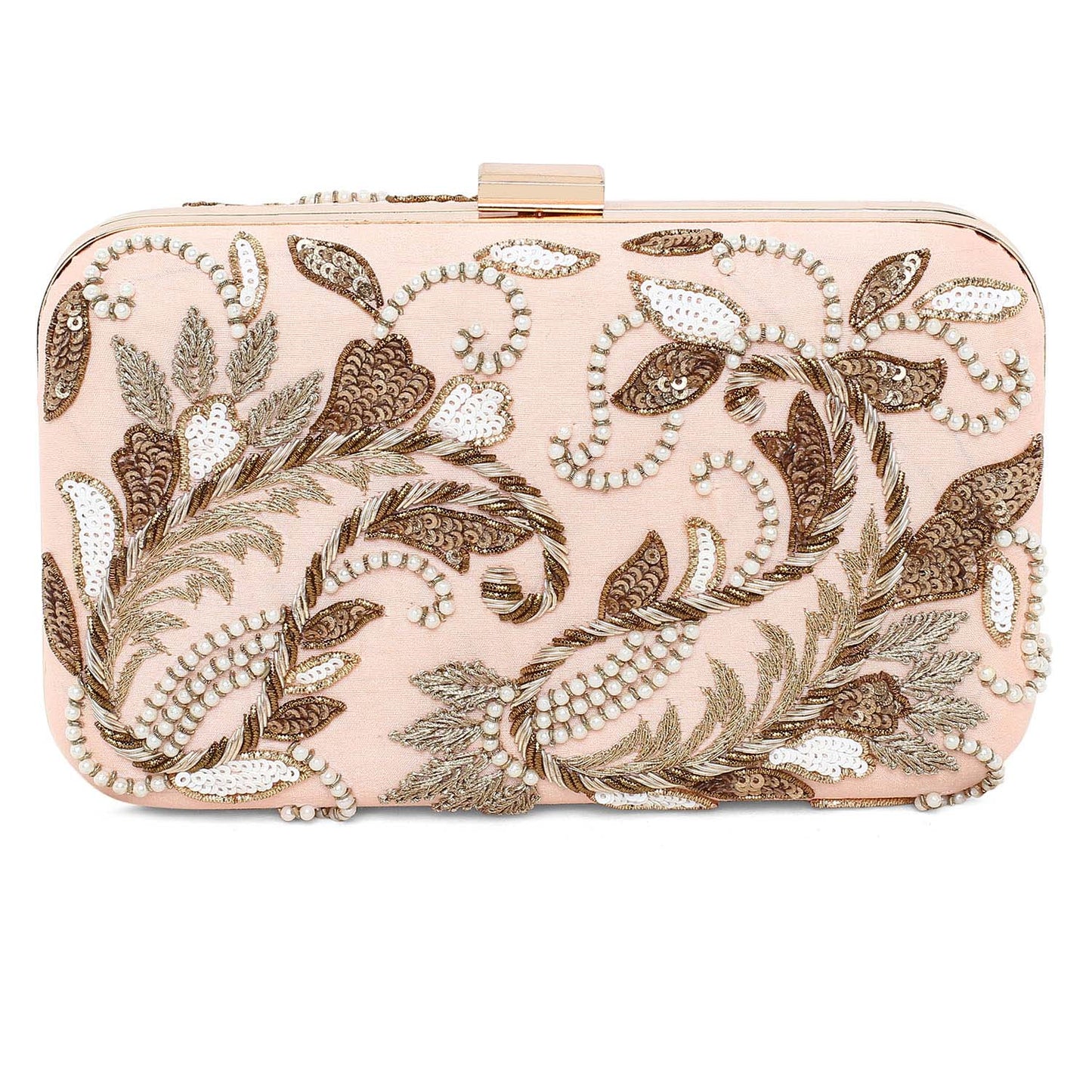 Peech double paisley clutch