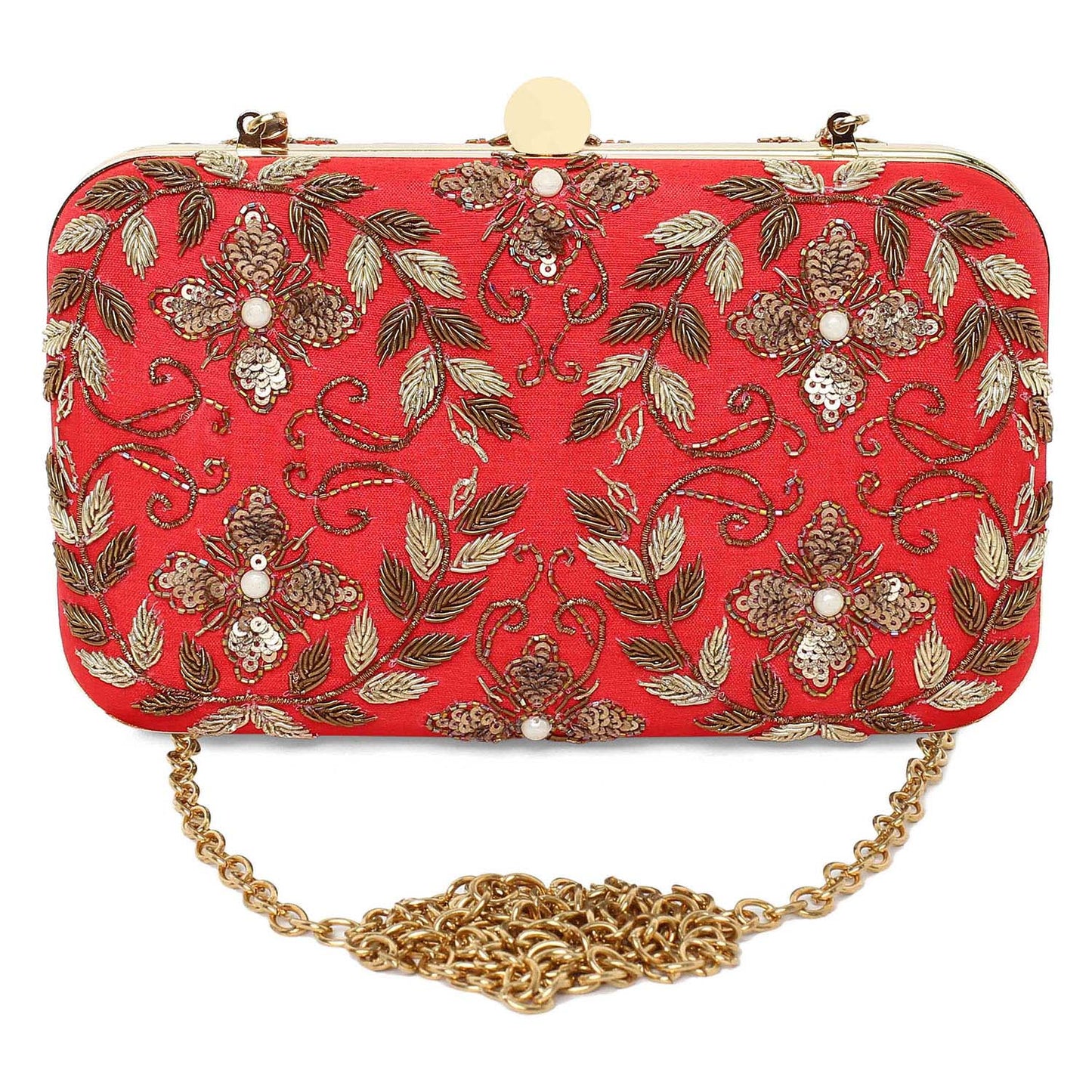Red Rani clutch