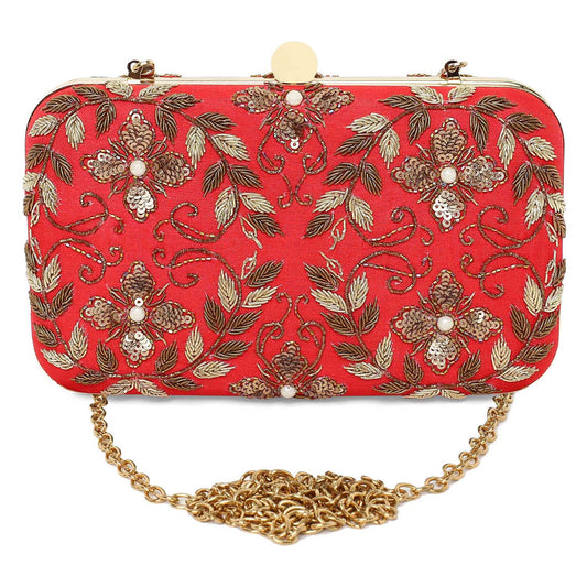 Red Rani clutch