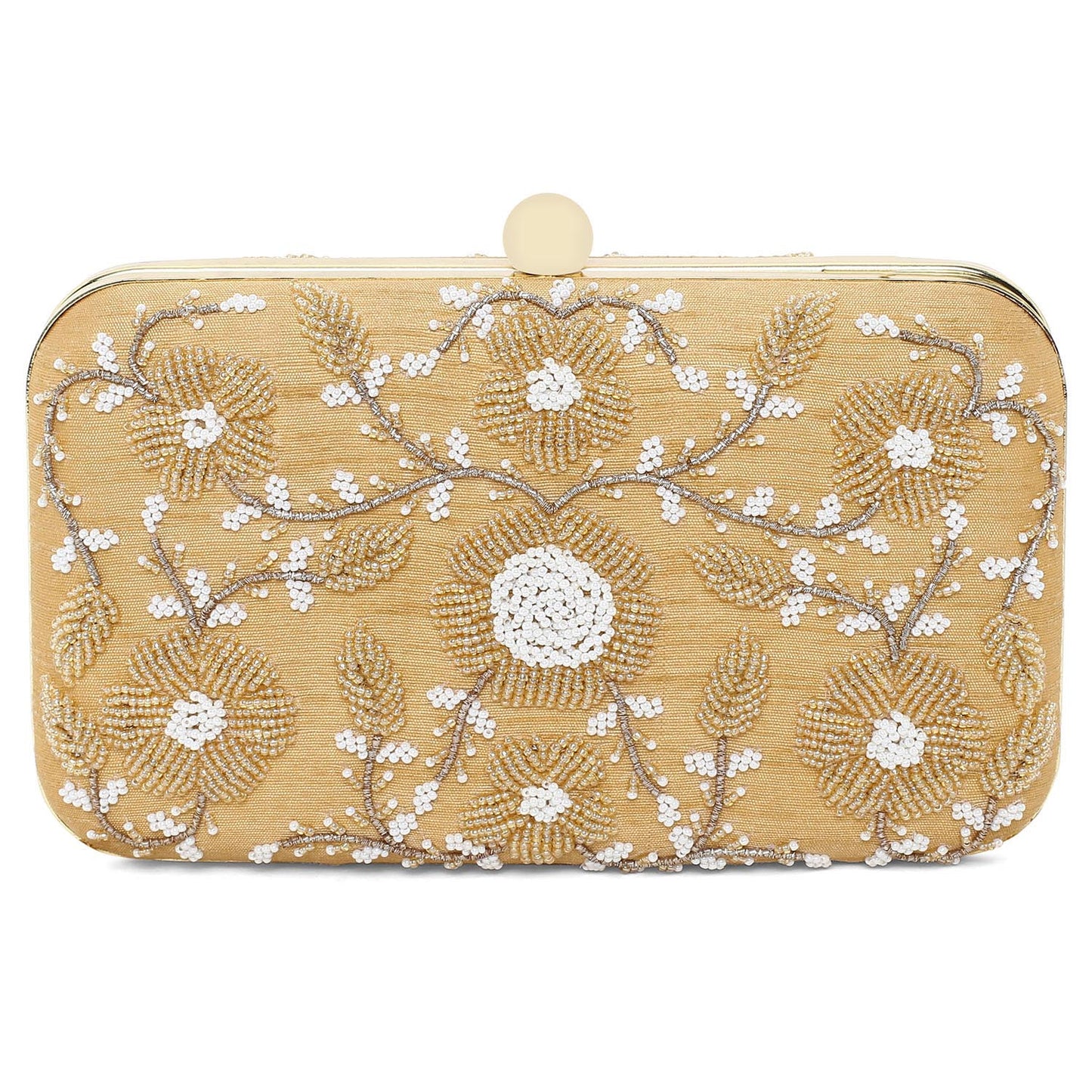 Golden elegant clutch