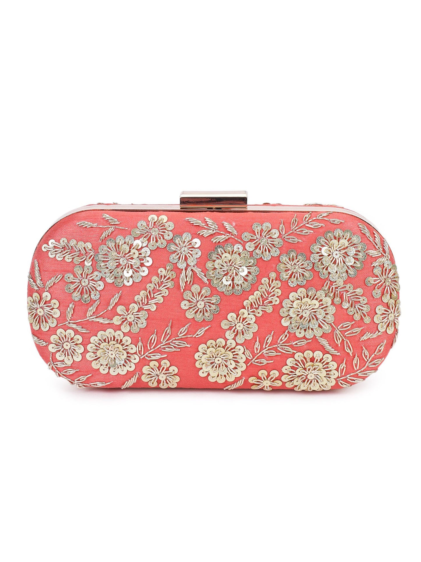 Coral garden clutch
