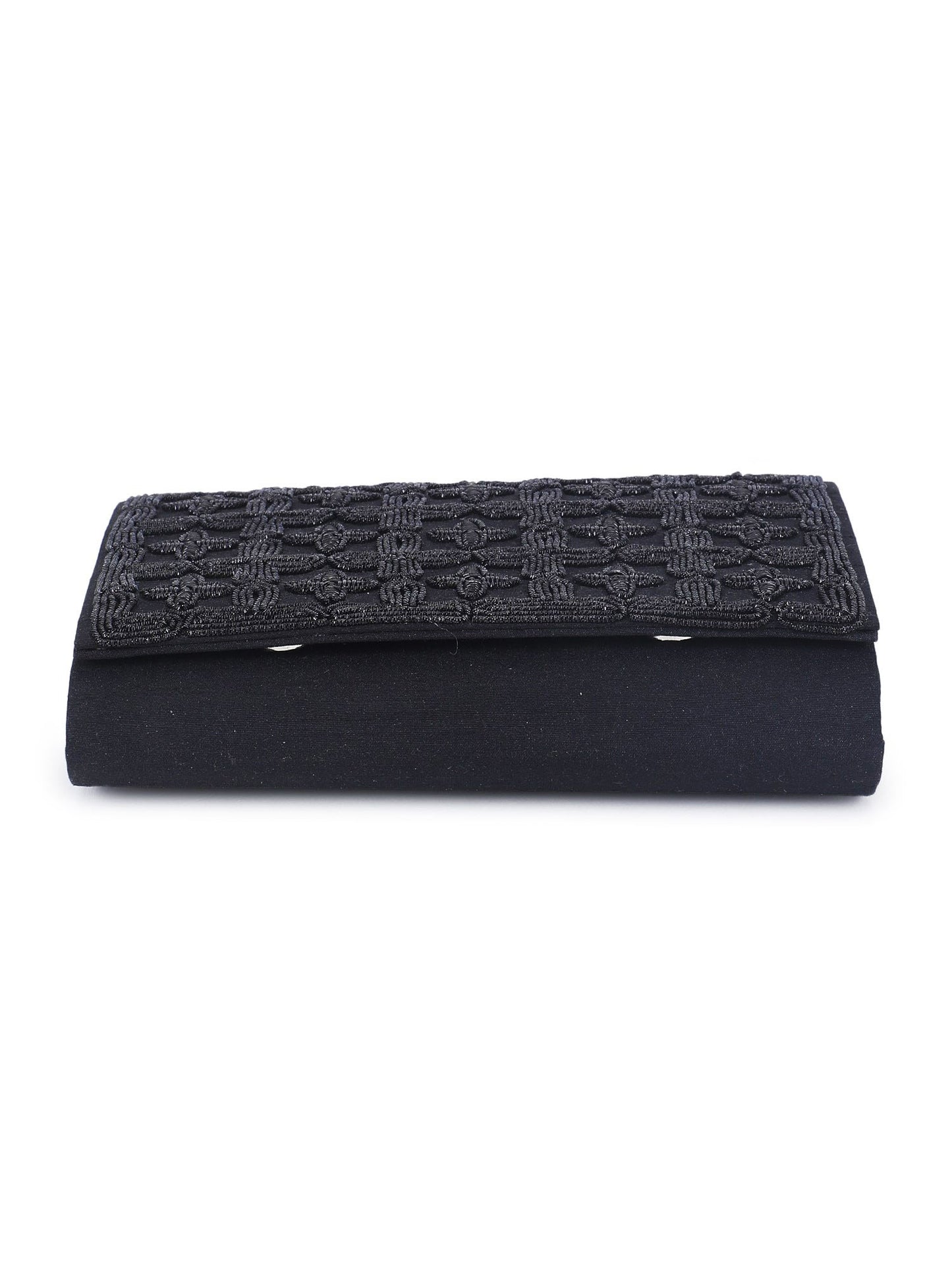 Black jaal clutch