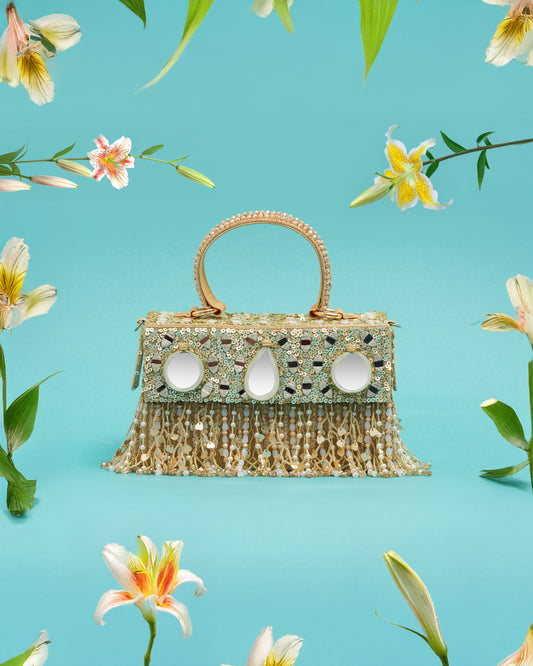 Double eyed Heart clutch