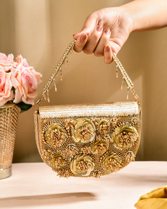 Golden floron clutch