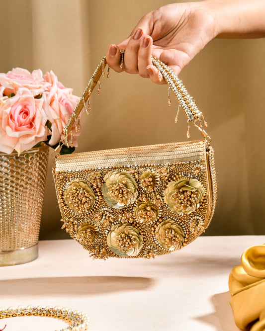 Golden floron clutch