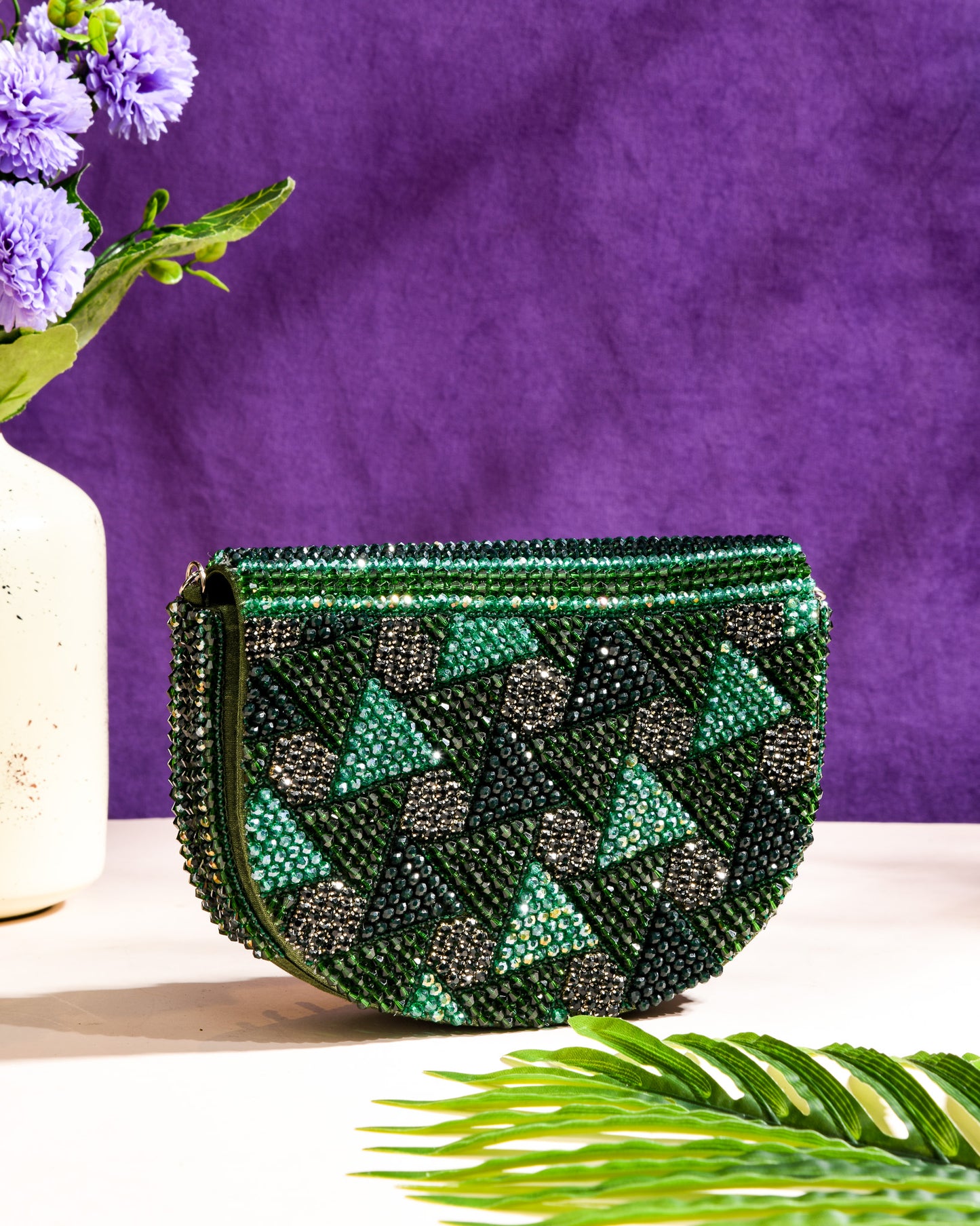 Green lamira clutch