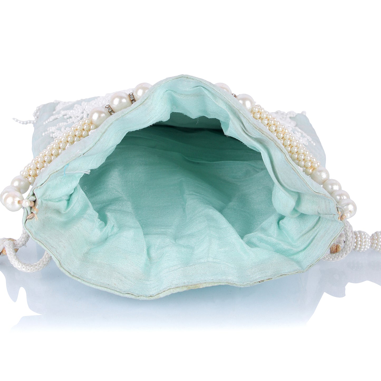 Mint green potli bag