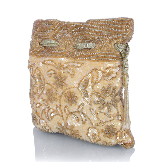 Beaded potli bag