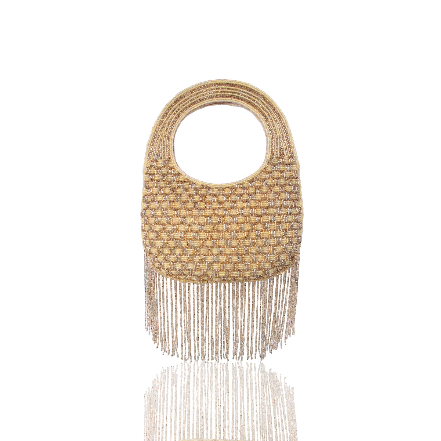 Golden tassle bag