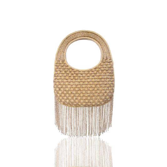Golden tassle bag