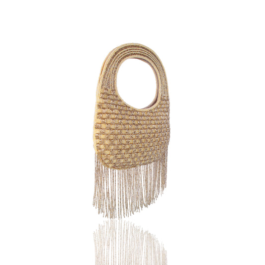 Golden tassle bag