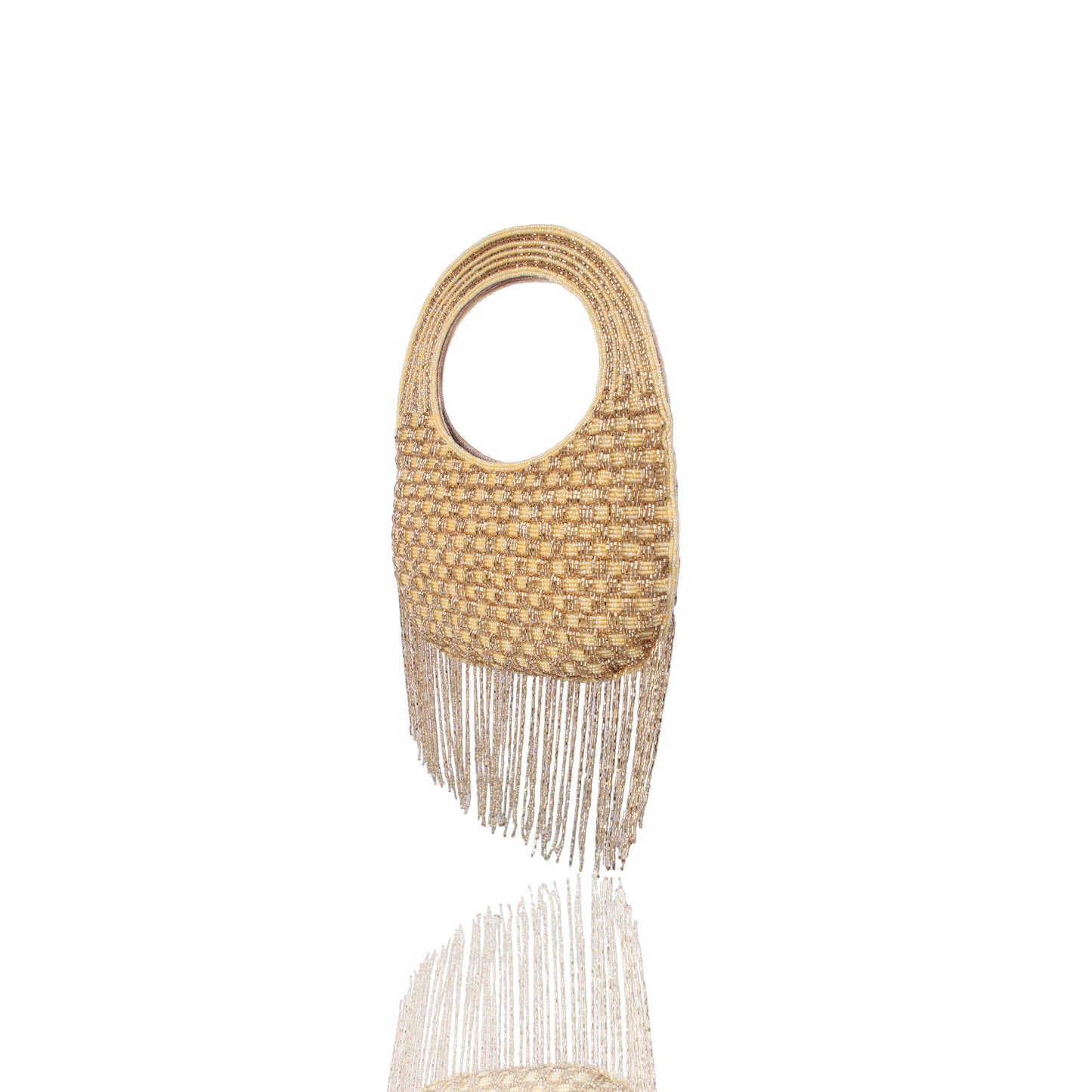 Golden tassle bag