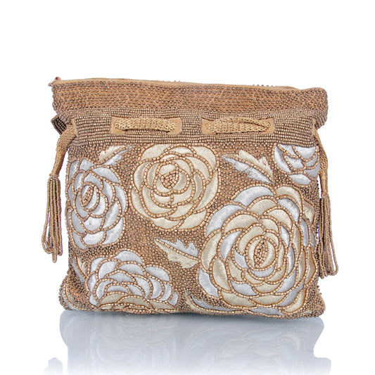 Golden guldasta potli bag