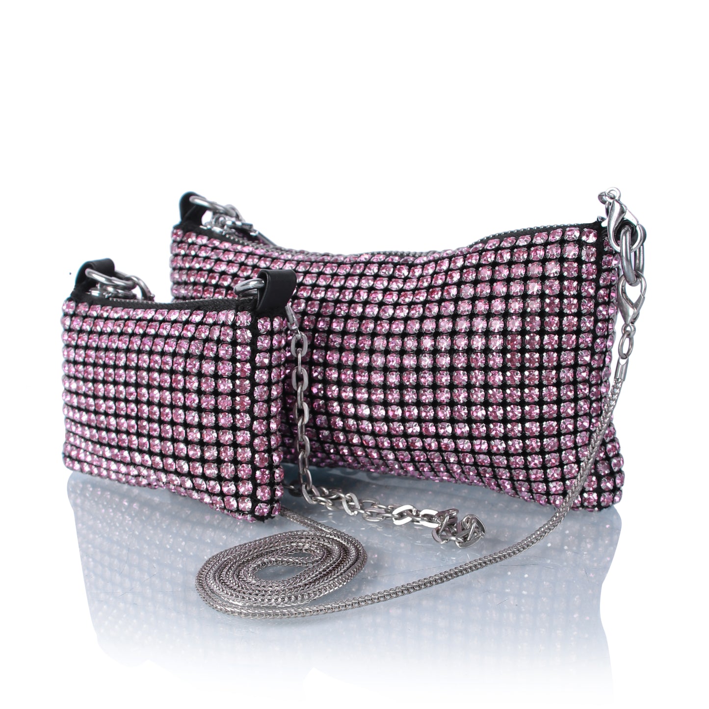 Pink stone party bags