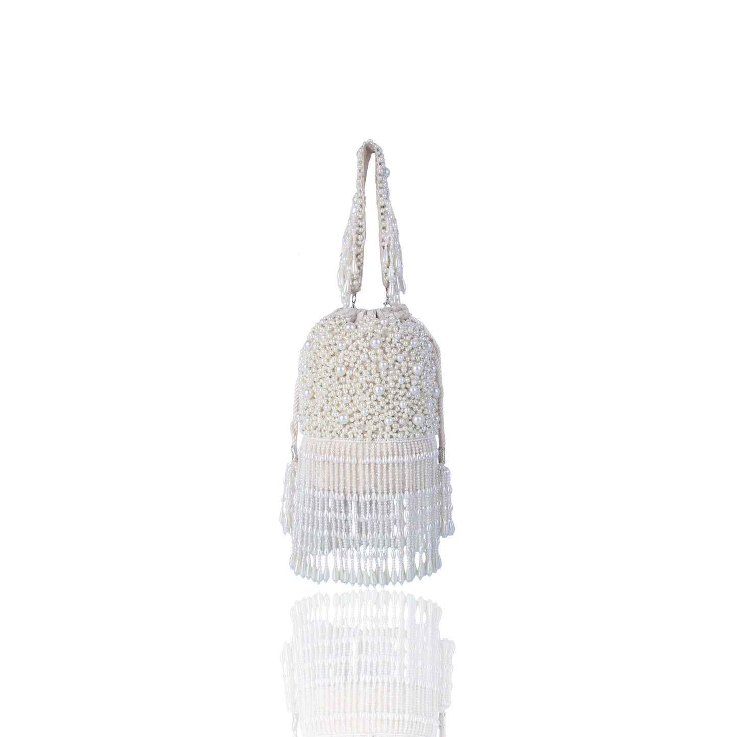Pearl drop potli bag