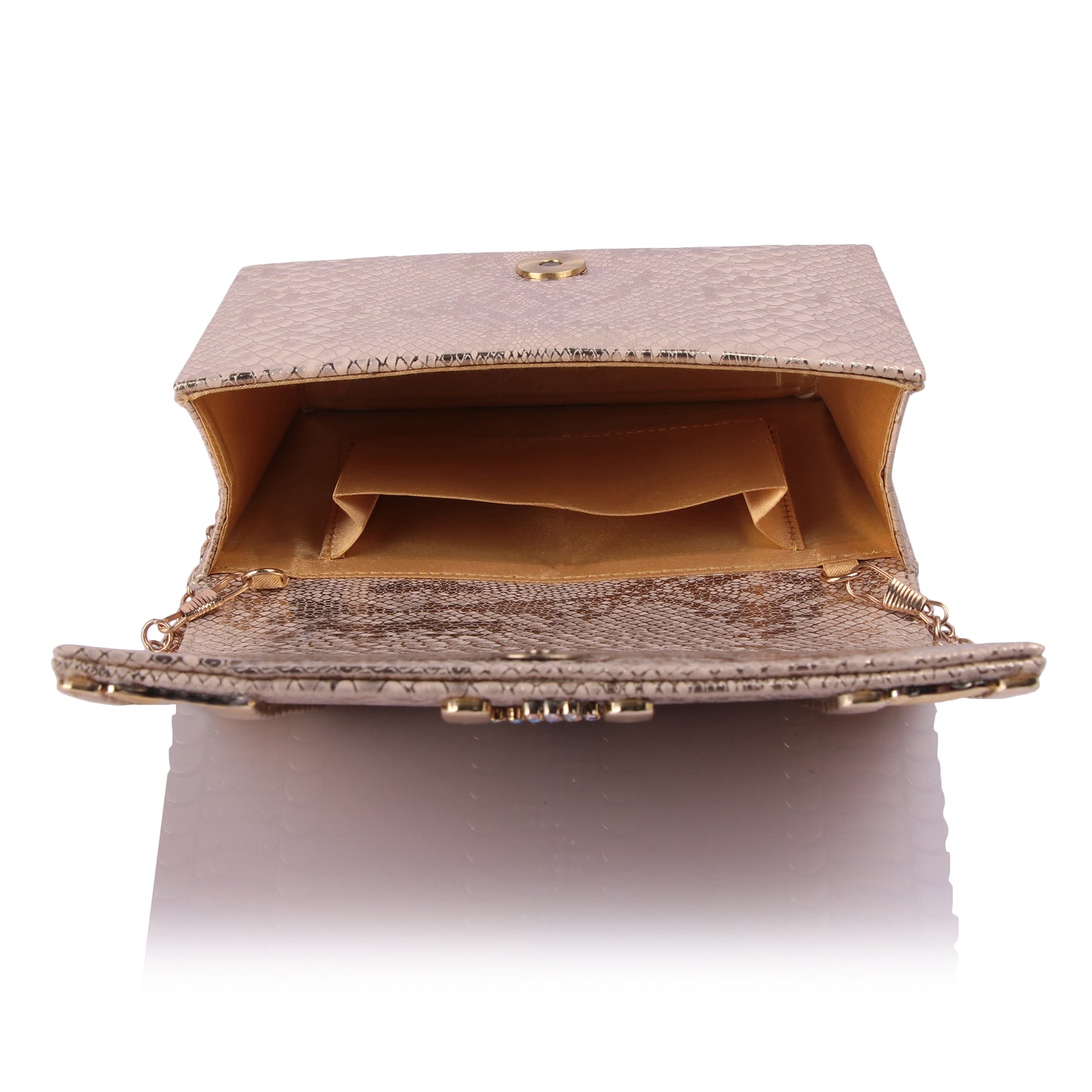 Treeya golden clutch