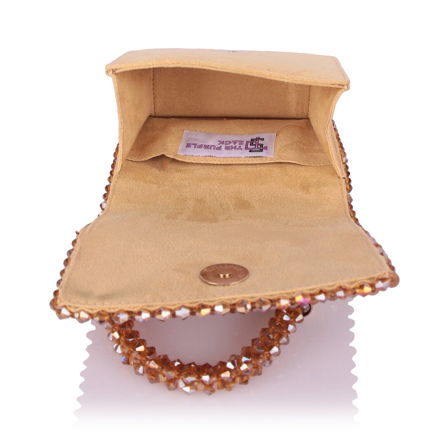 Bazzooka gold mini bag