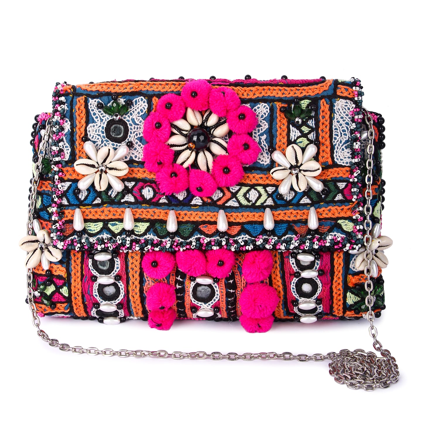 Beachy boho holiday clutch