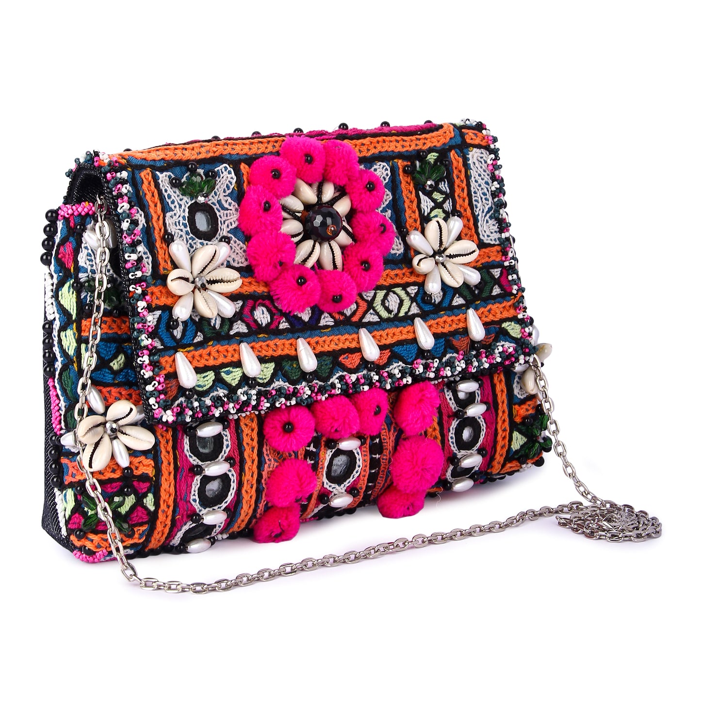 Beachy boho holiday clutch