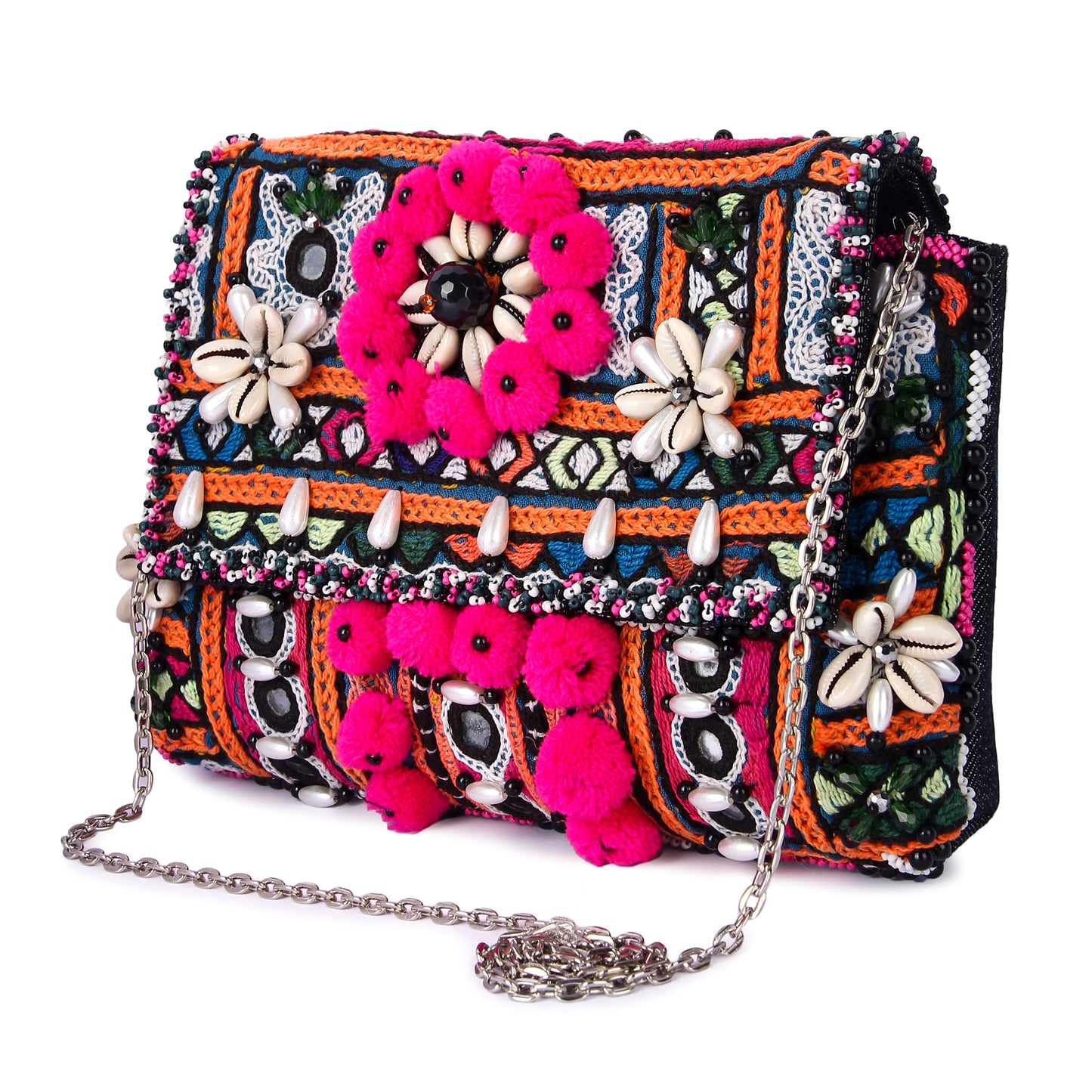 Beachy boho holiday clutch