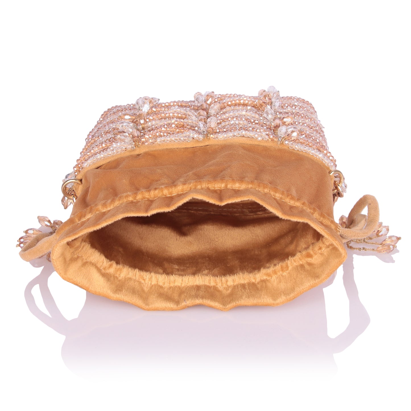 Leesha gold bag