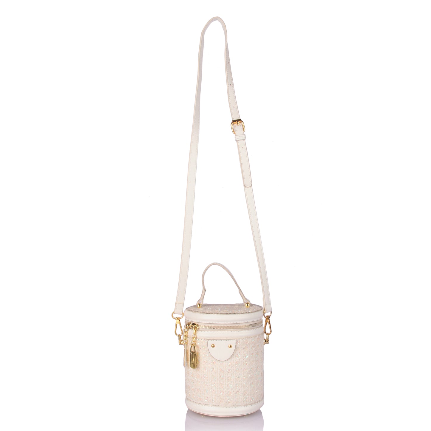 Ebony rattan bag