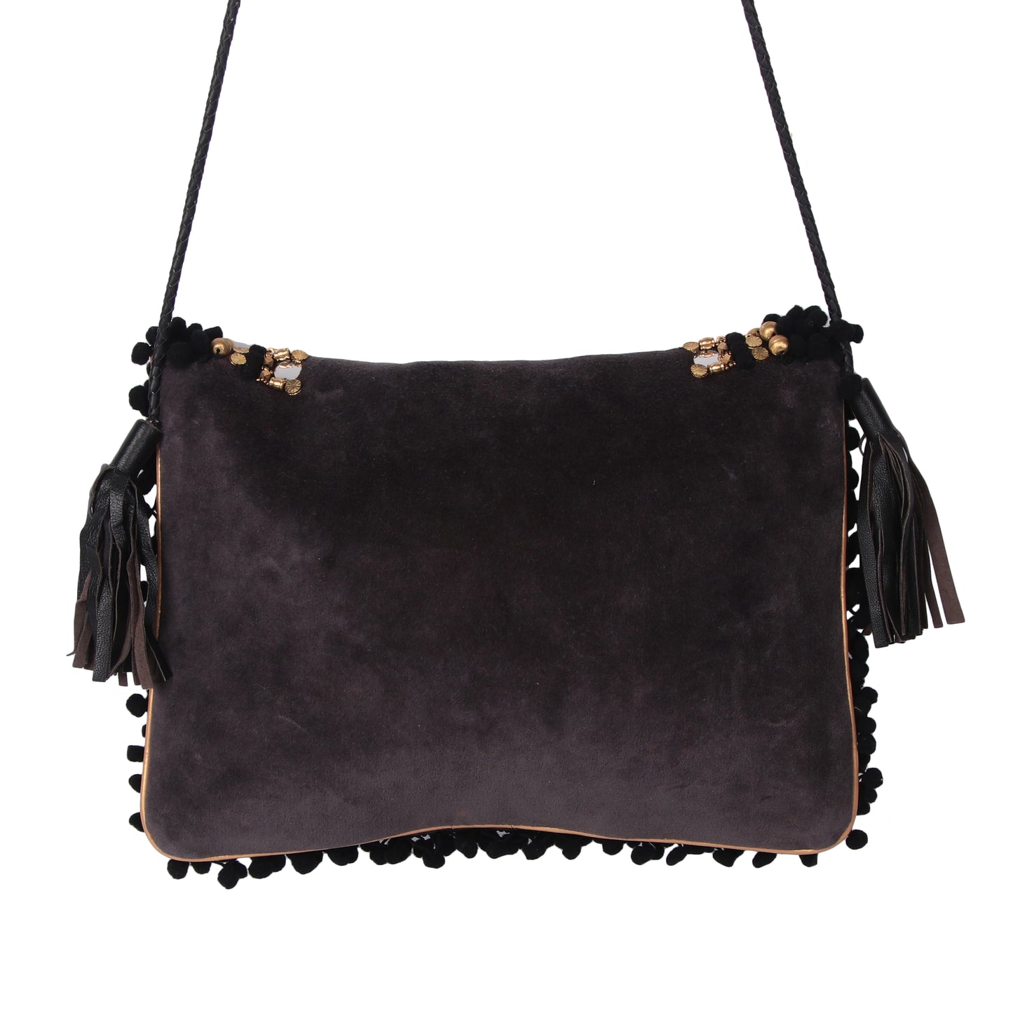Black boho fun bag