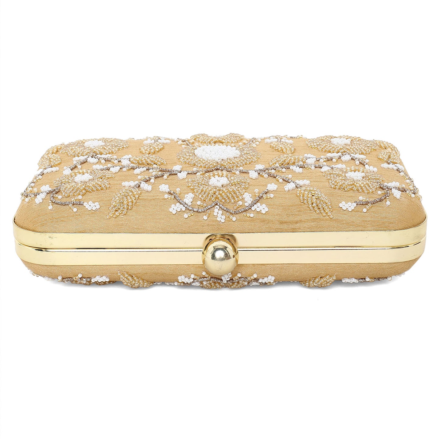 Golden elegant clutch