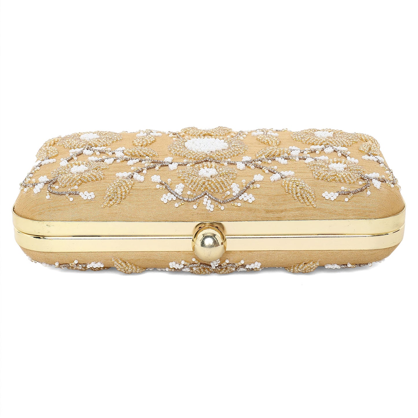 Golden elegant clutch