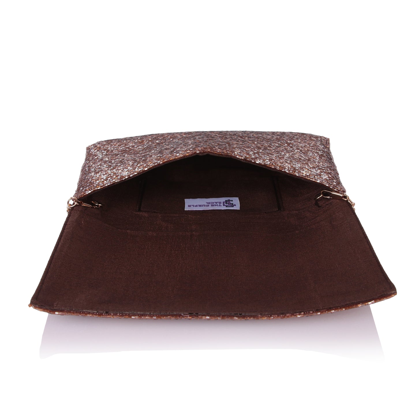 Dash rose gold bag