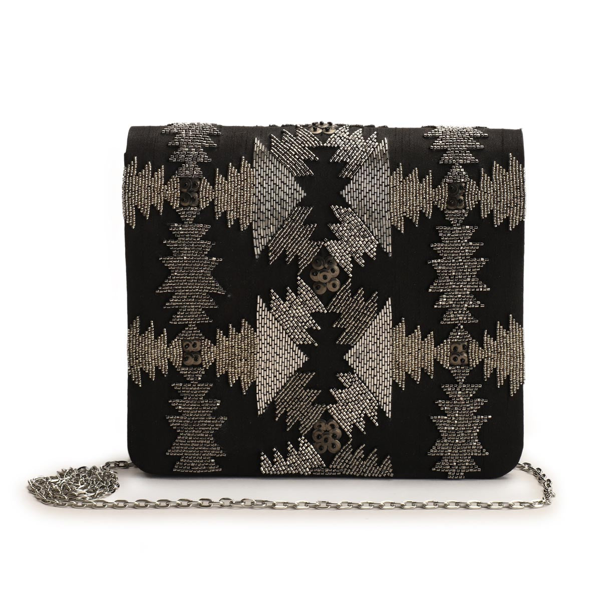 ZigZag black clutch