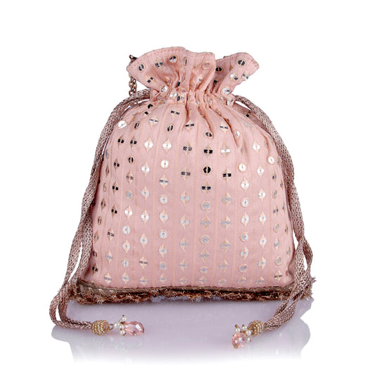 Mirrorwork peech potli bag