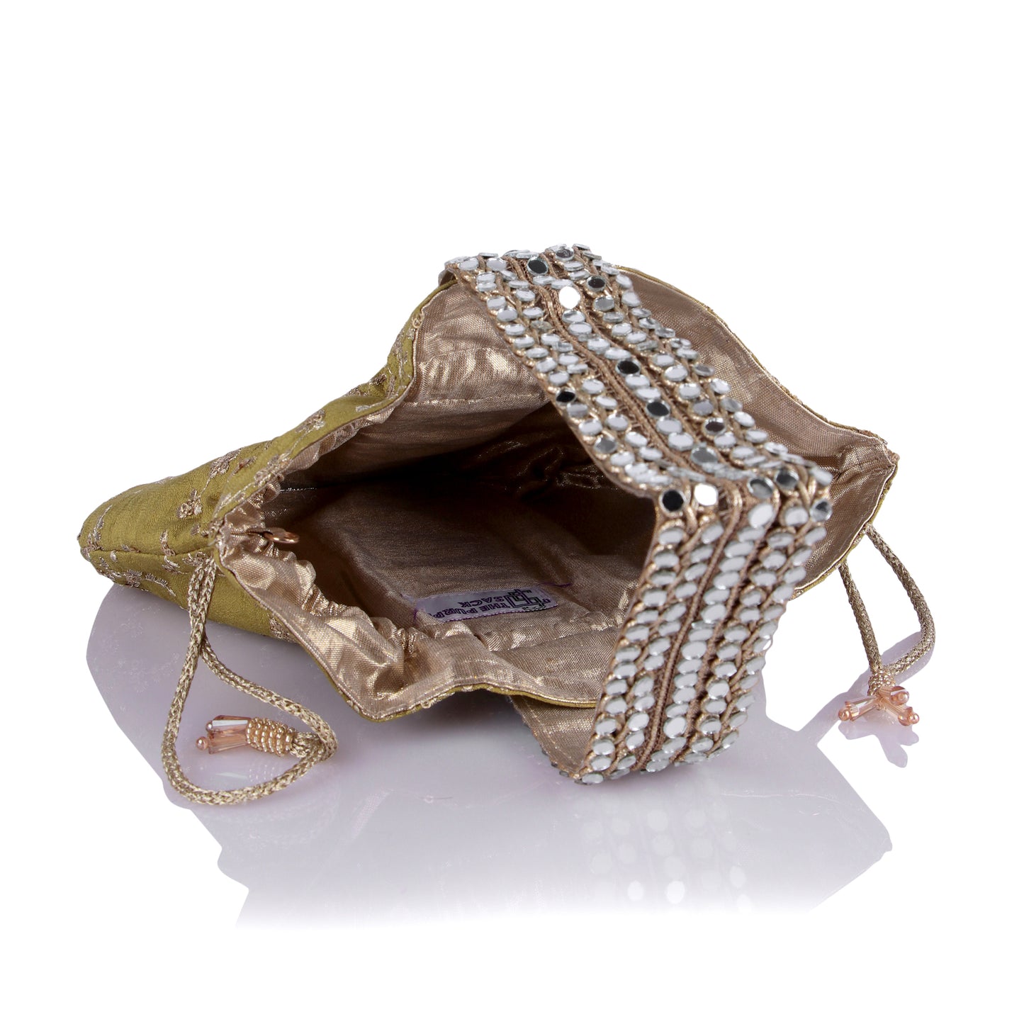 Mirrorwork strap potli