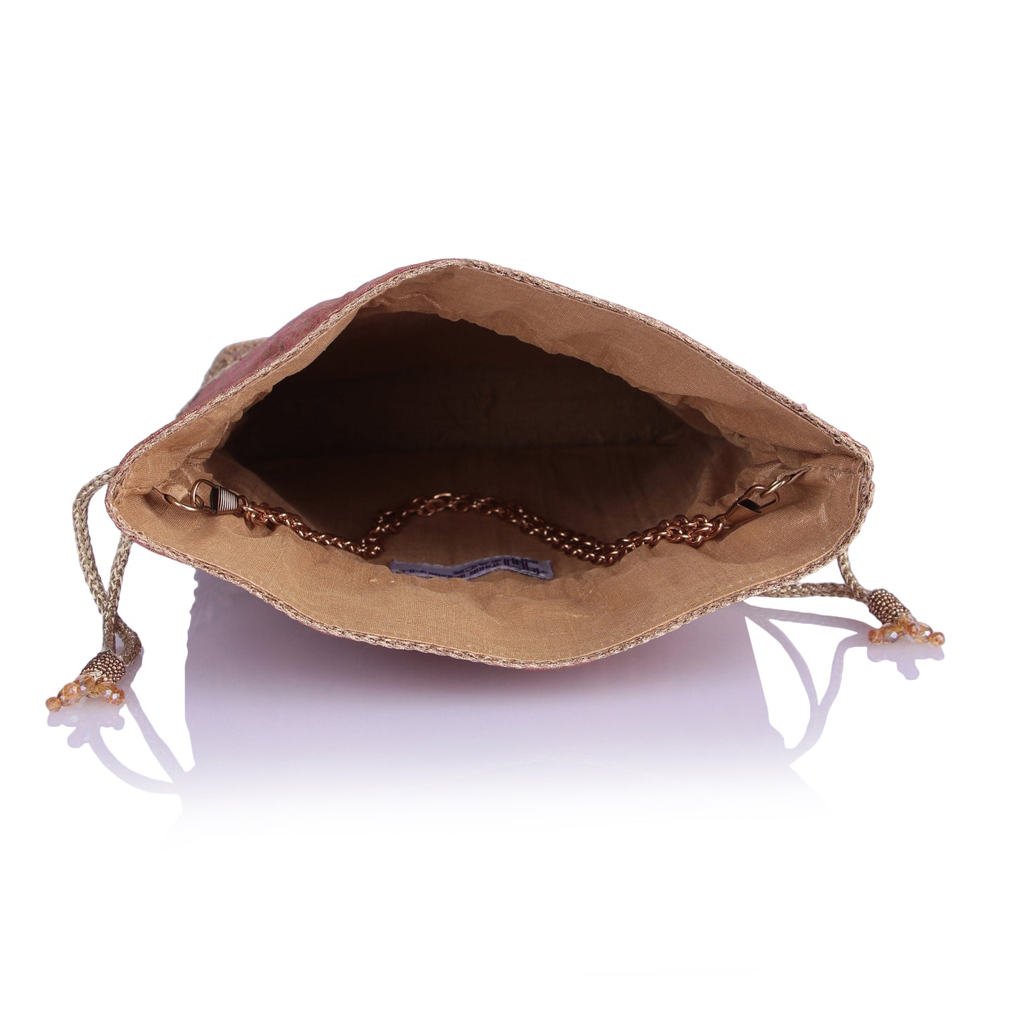 Nazia coral potli bag