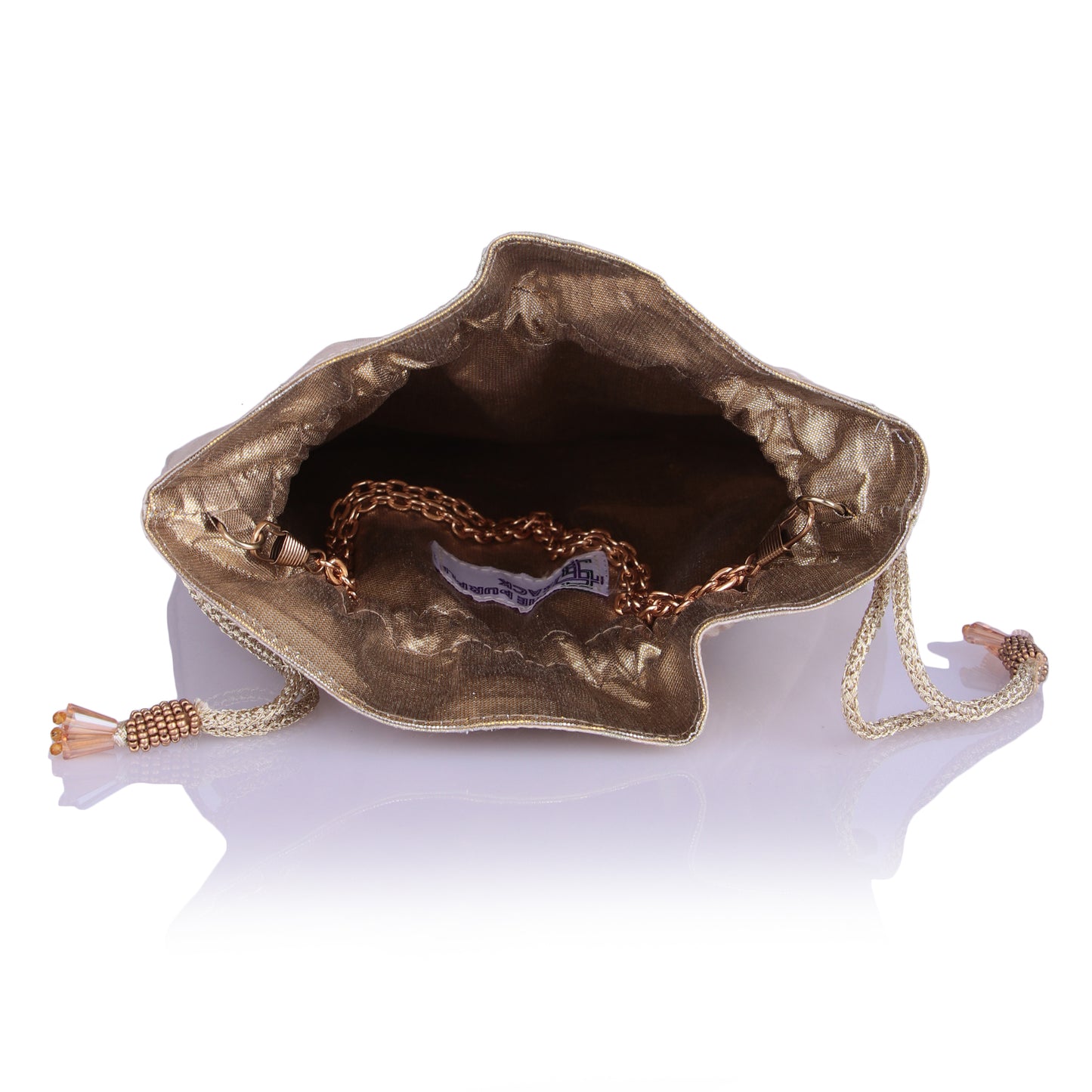 Farzana brocade potli bag
