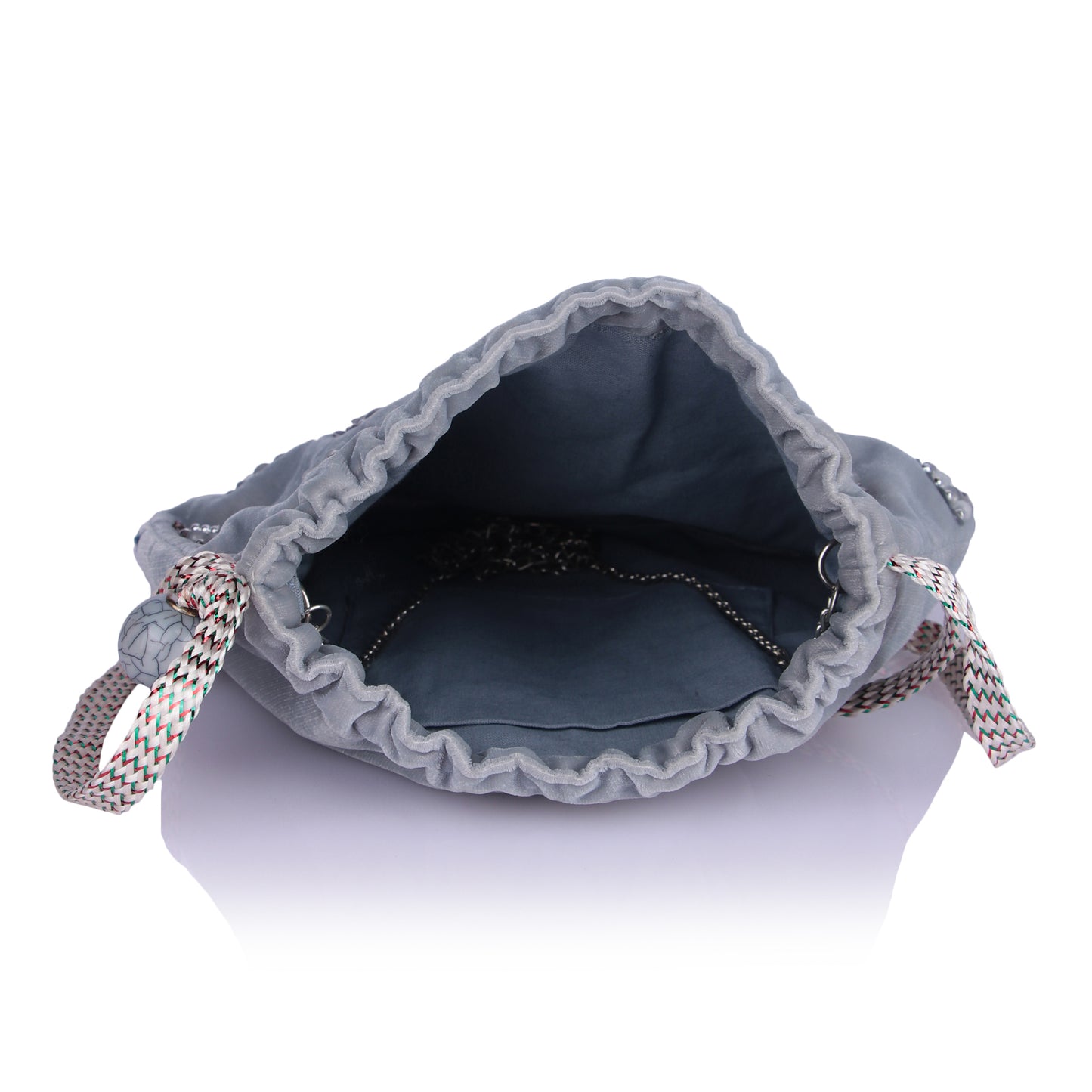 Moteef grey potli bag