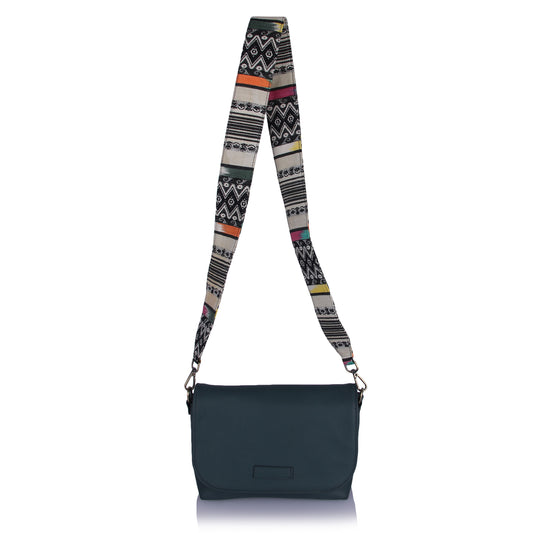 Teal everyday sling bag