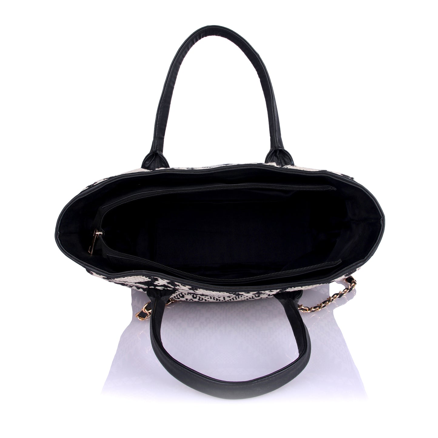 Jade black tote bag
