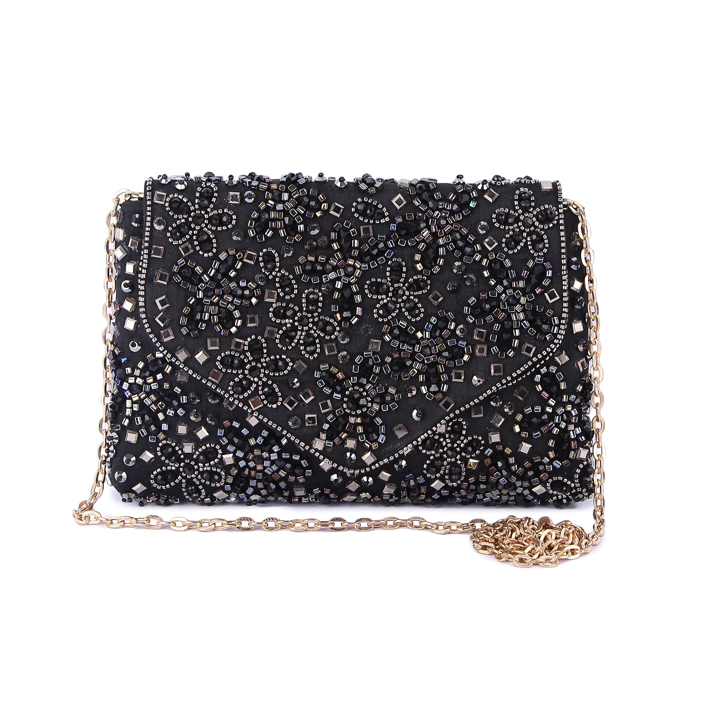 Flowers in the sky clutch