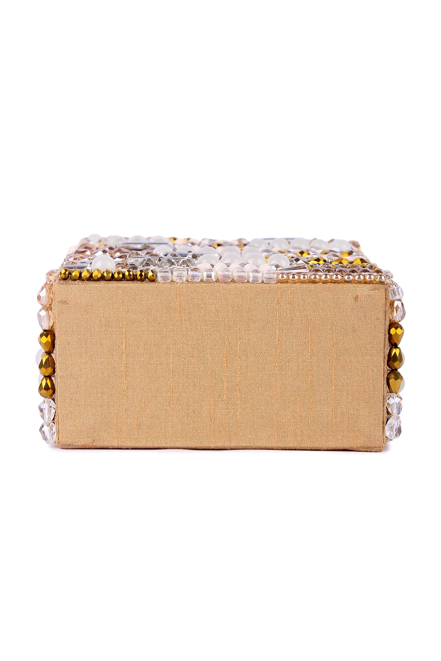 Jhumroo gold clutch