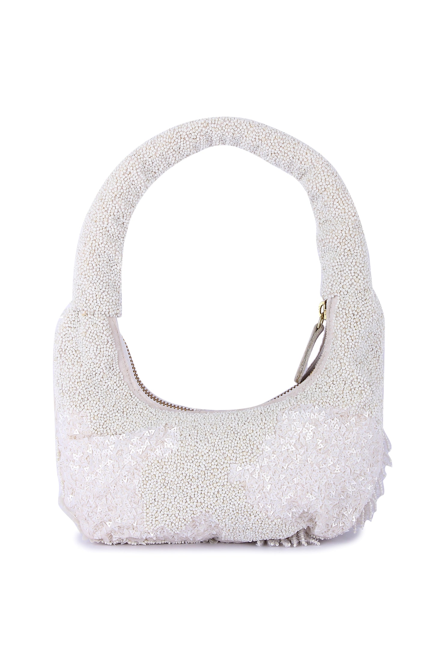 White indo-western purse