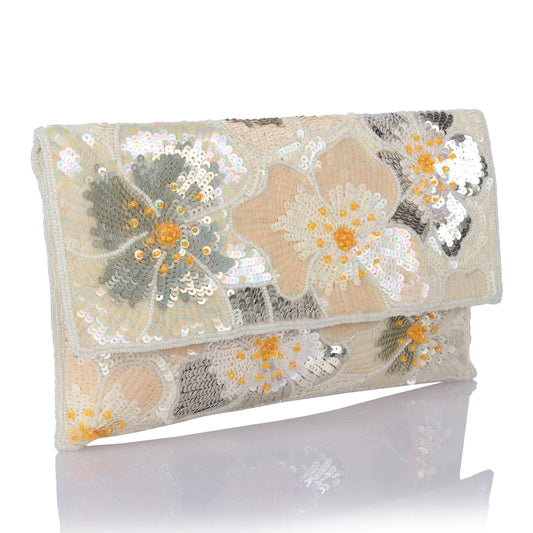 Vanta floral clutch