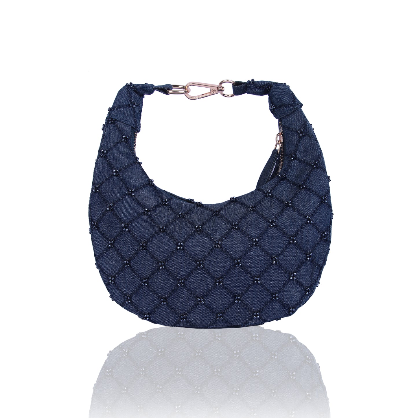 Cris Cros blue denim bag