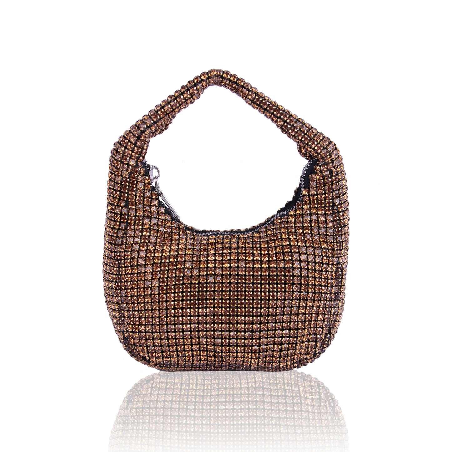 Champagne gold stone moon bag