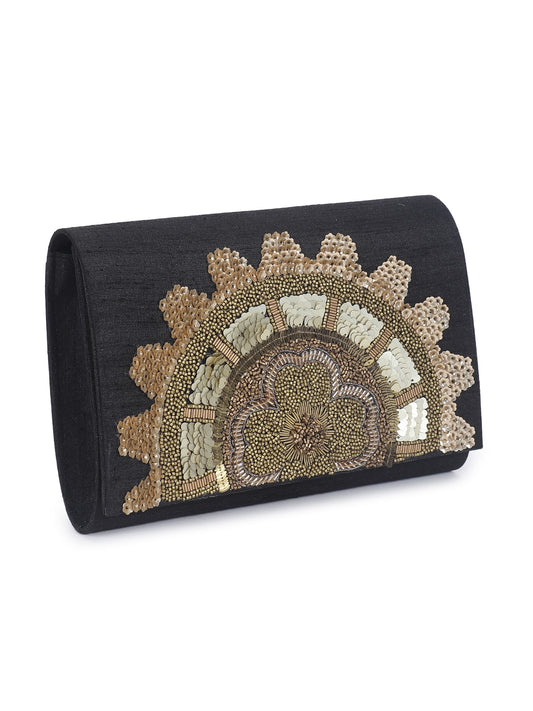 Shades of gold clutch