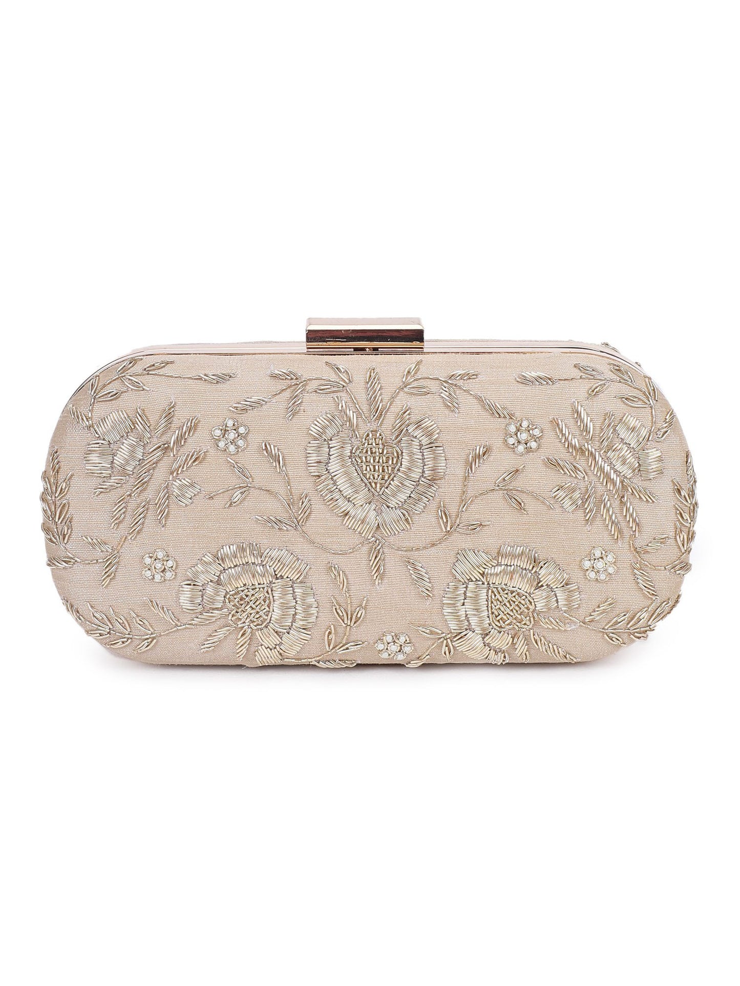 Golden bride clutch