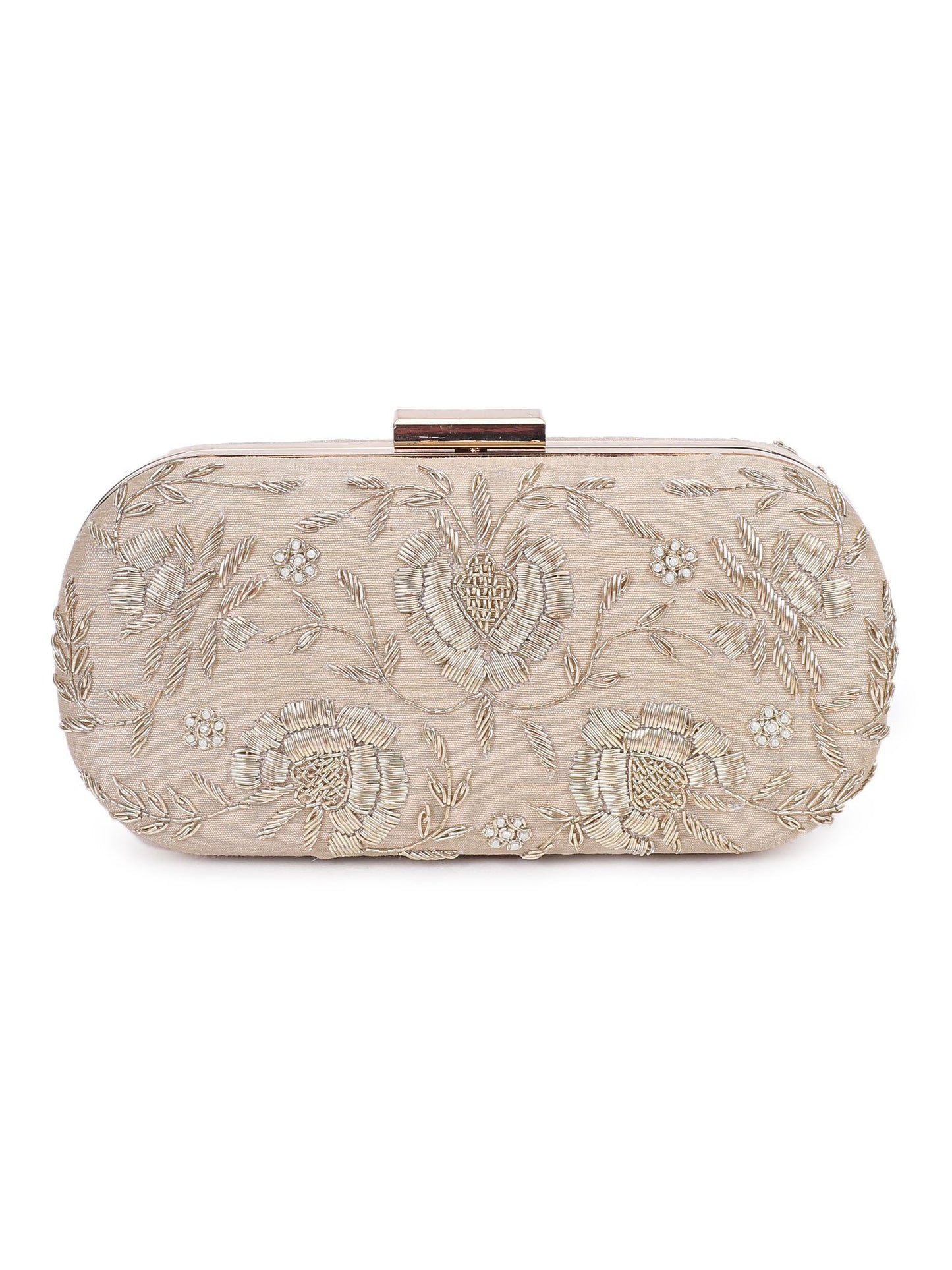 Golden bride clutch