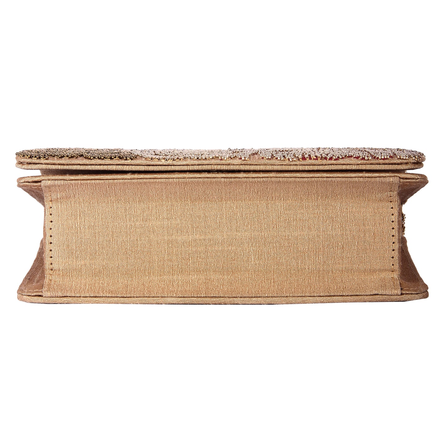 Rose subtle bead clutch