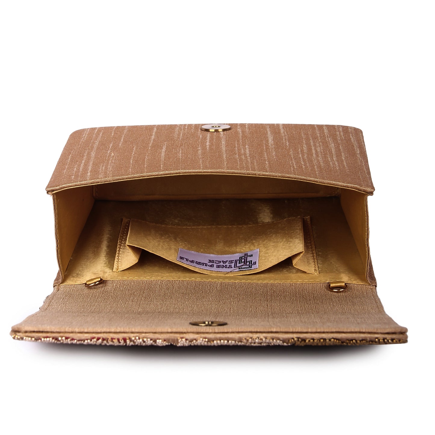 Rose subtle bead clutch