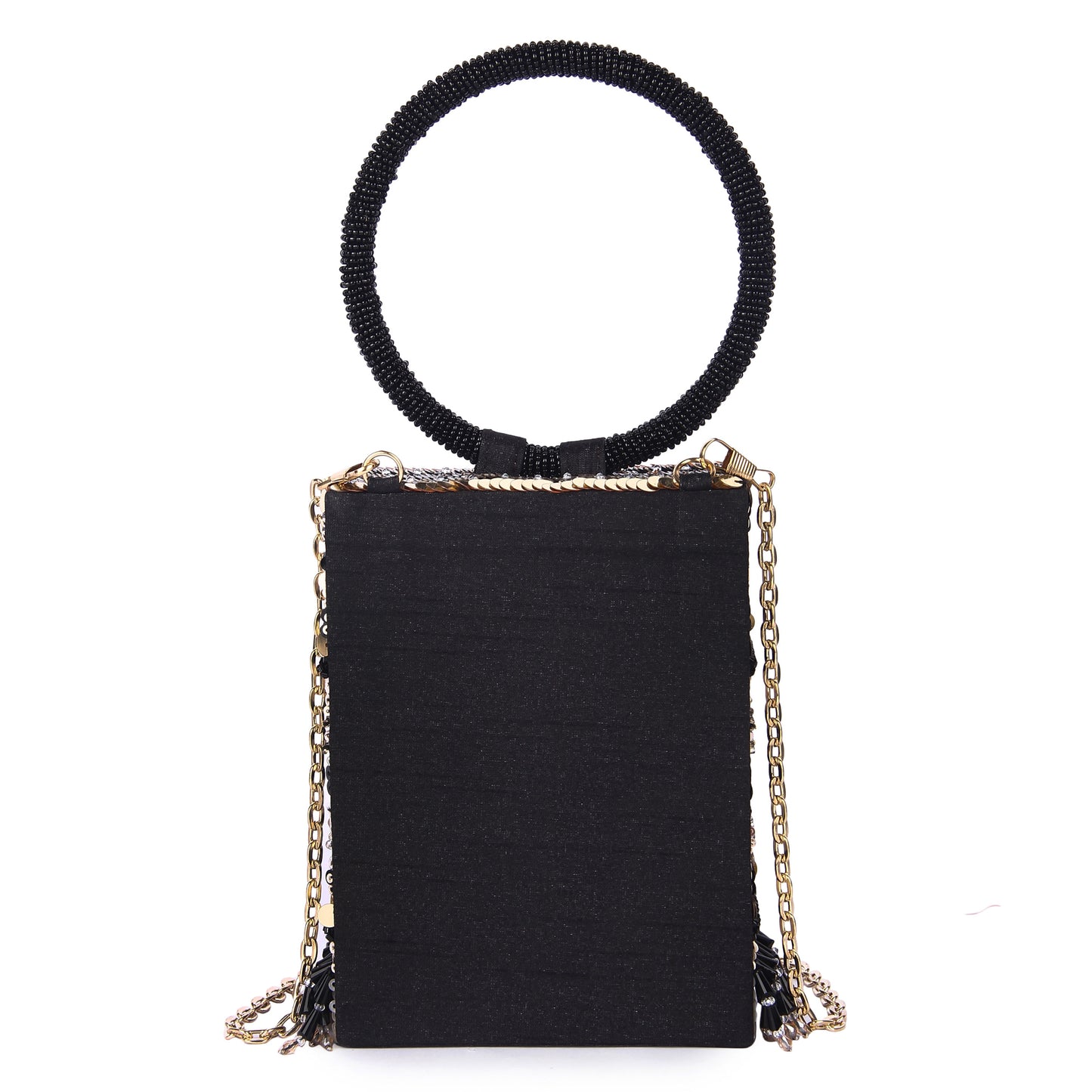 Ring black Shone clutch